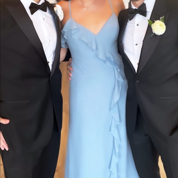 Revelry Dresses Revelry Paloma Bridesmaid Gown In French Blue